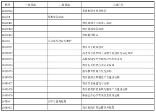 教育部政府購買服務(wù)指導性目錄 信息系統(tǒng)運行維護服務(wù)解析